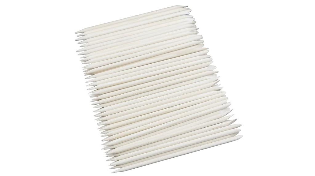 100 nail art wood sticks