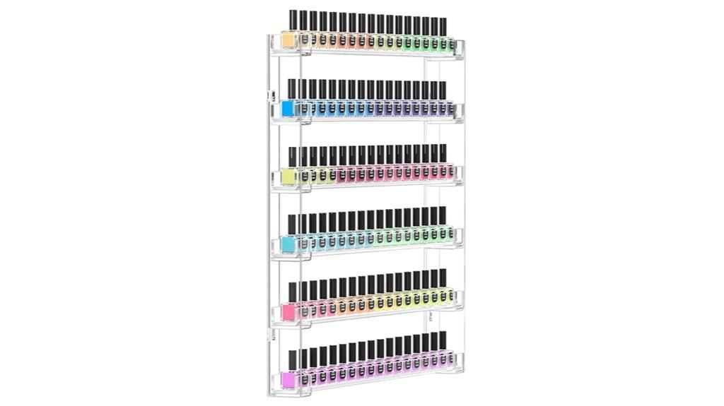 21 inch nail polish rack