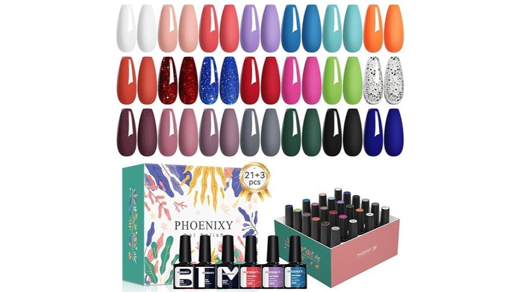 24 piece gel nail kit