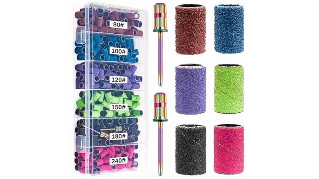 300 pcs nail sanding bands