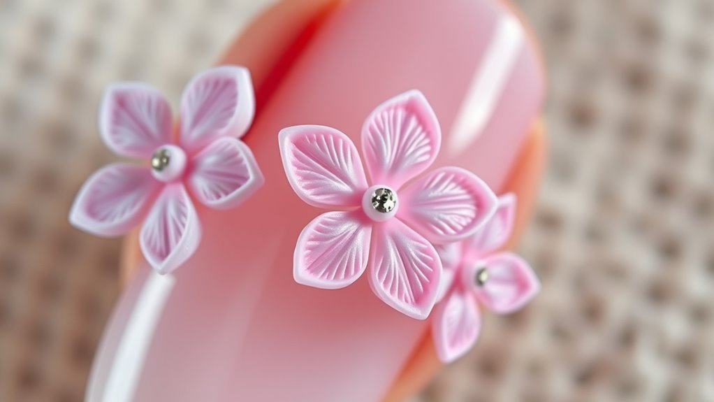 3d acrylic nail art techniques