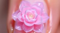 3d flower nail sculpting