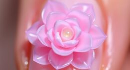 3d flower nail sculpting