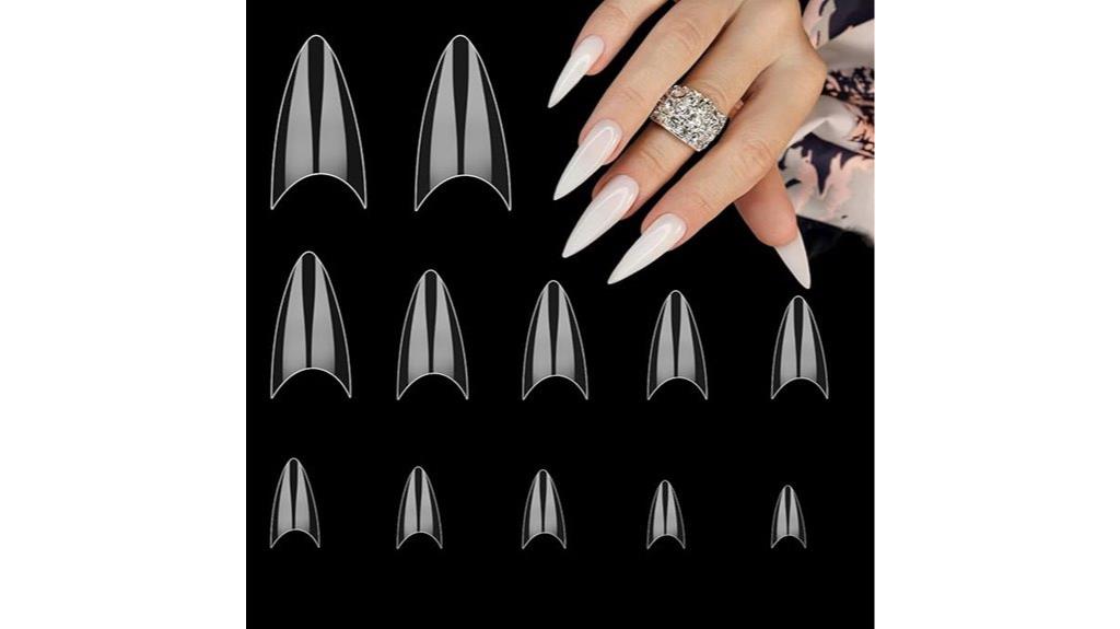 500 almond nail tips