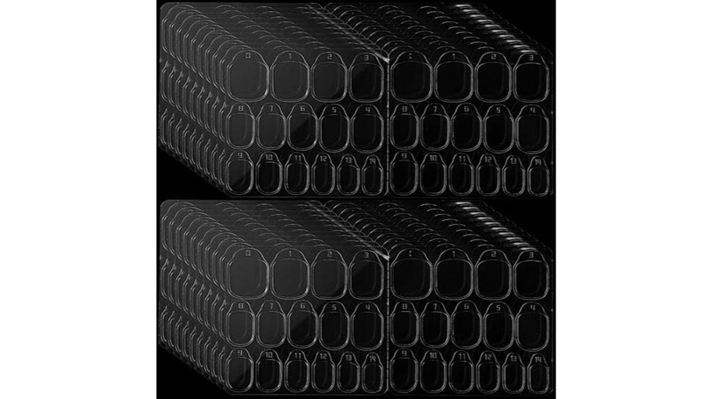 600 piece false nail adhesive