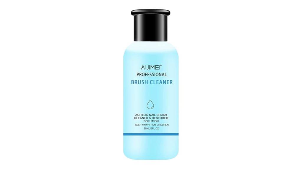 acrylic nail brush cleaner