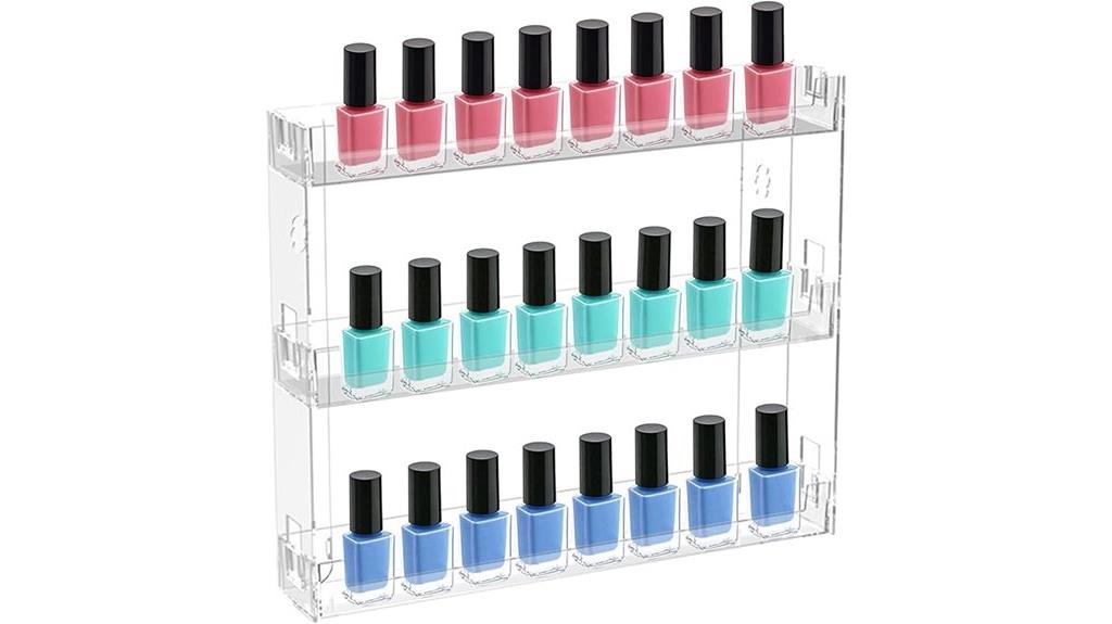 acrylic nail polish organizer