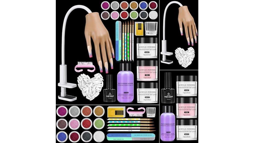 acrylic nail practice kit