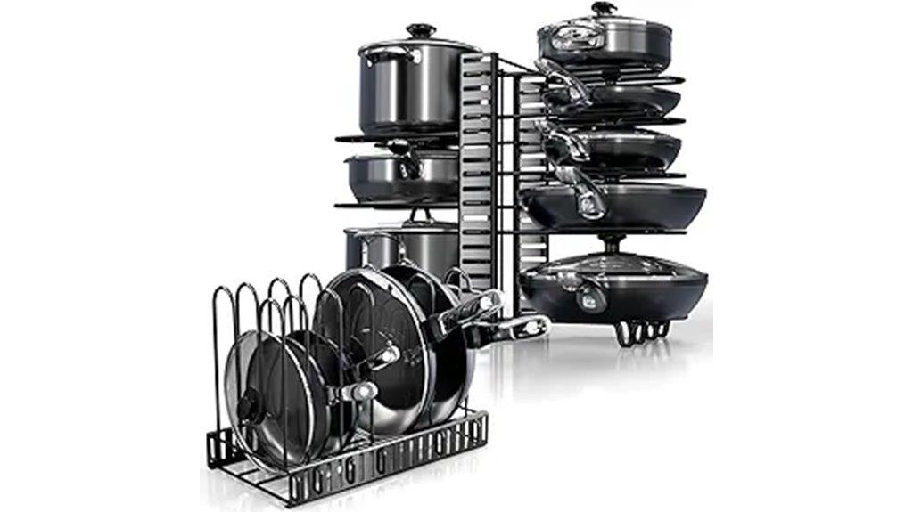 adjustable under cabinet storage