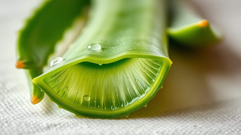 aloe vera nail hydration