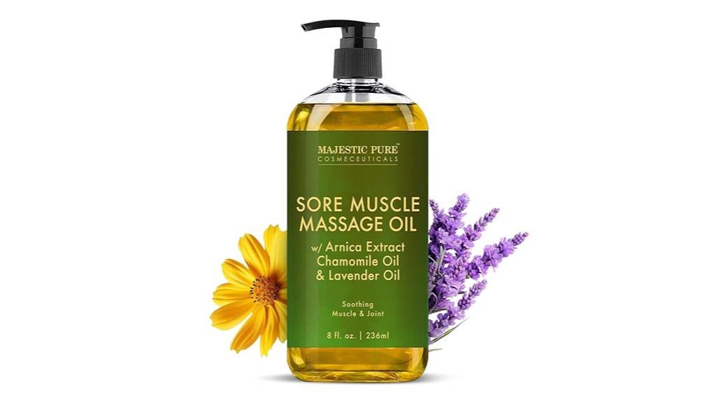 arnica massage oil for soreness