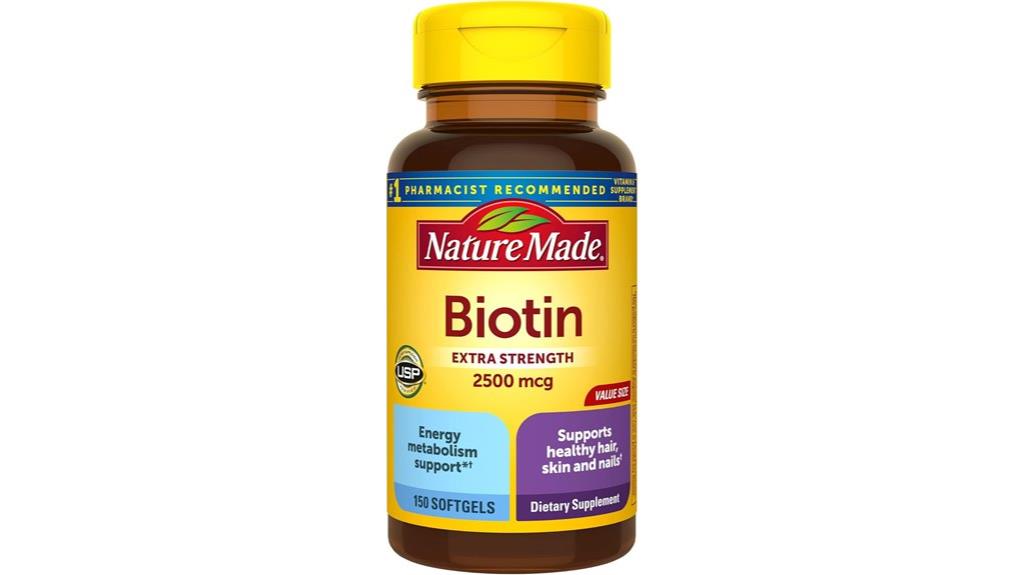 biotin supplement 150 softgels