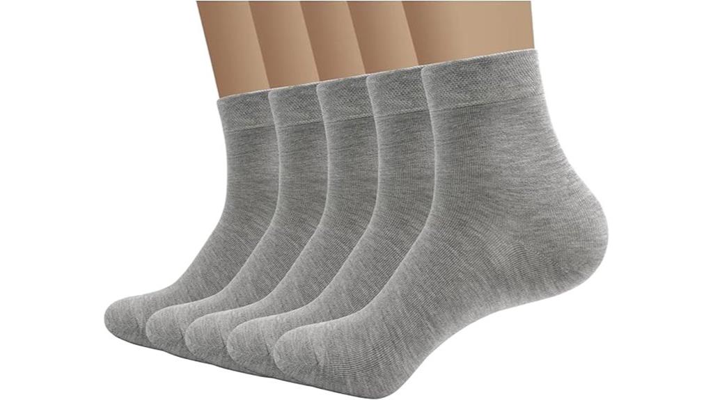 breathable bamboo sock set