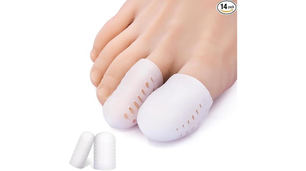 breathable gel toe covers