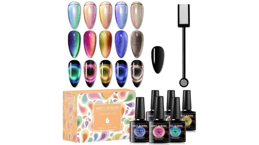 cat eye gel nail set
