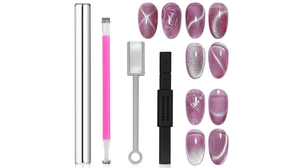 cat eye nail magnet set