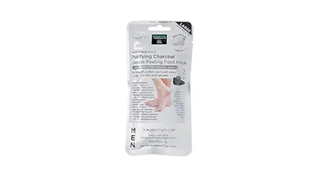 charcoal foot mask pair