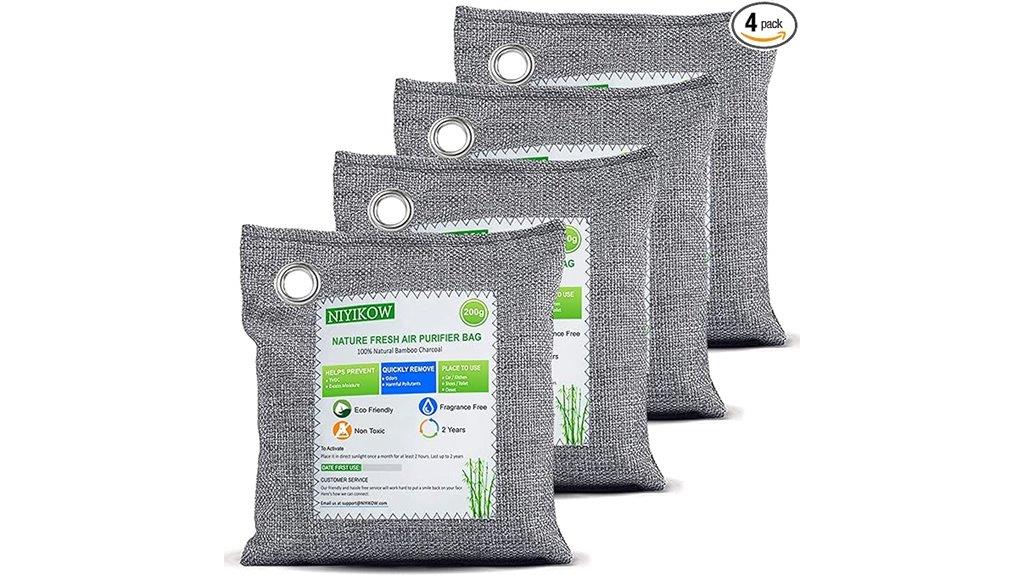 charcoal odor absorber pack