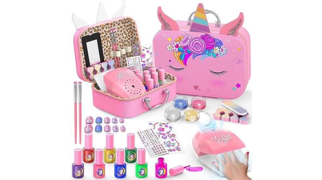 child friendly colorful nail polishes