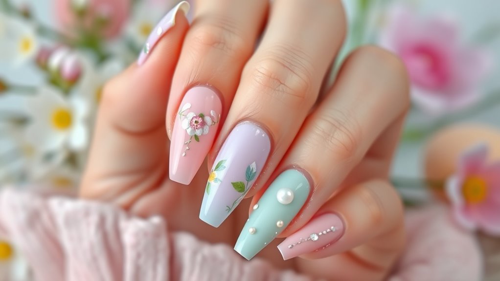 choosing easter nail art