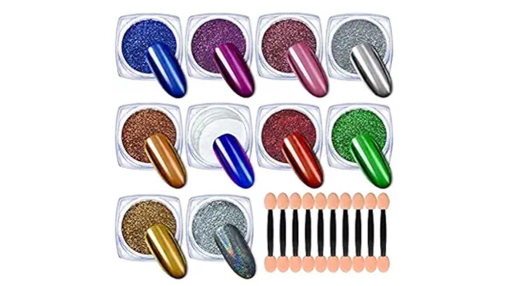 chrome nail powder kit