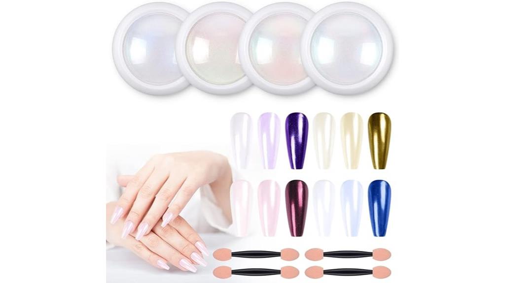 chrome nail powder kit