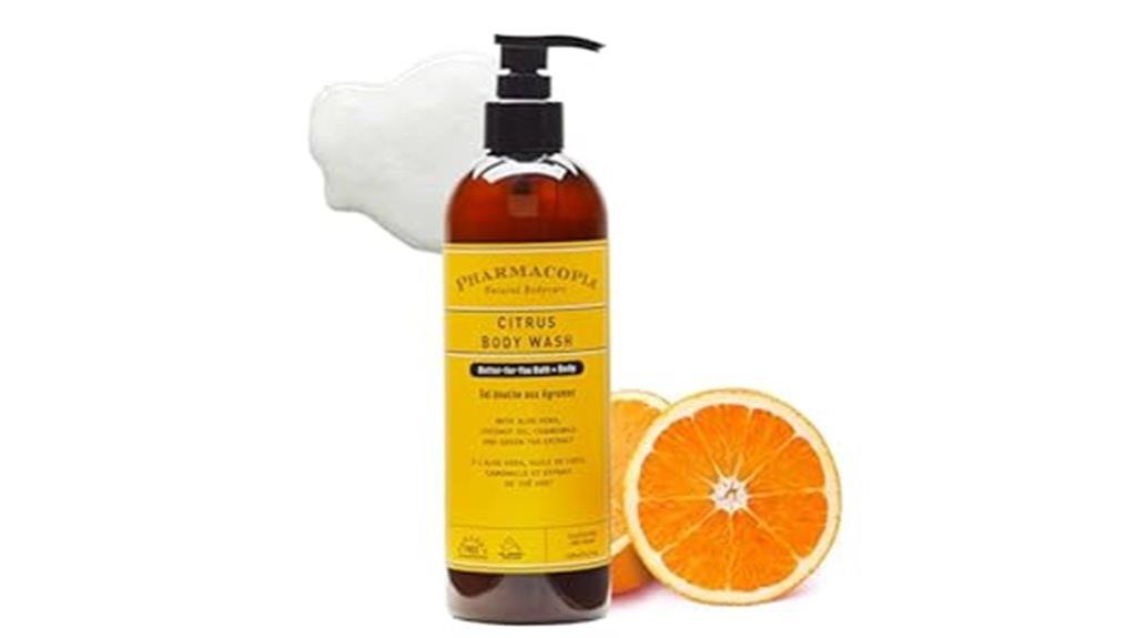citrus natural moisturizing shower