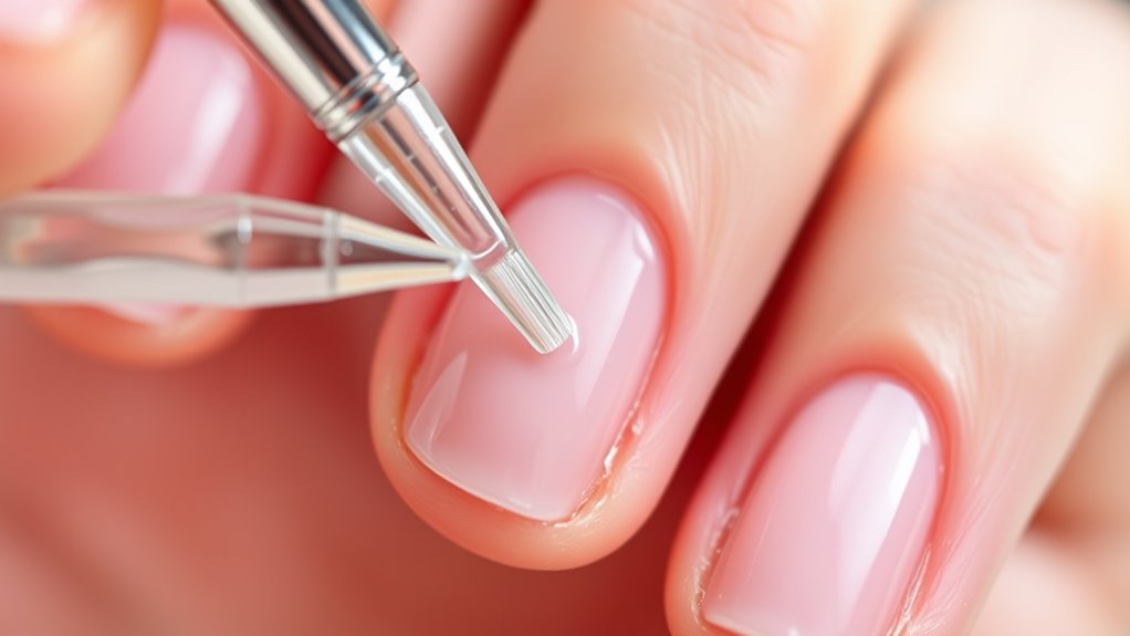 clean excess polish immediately