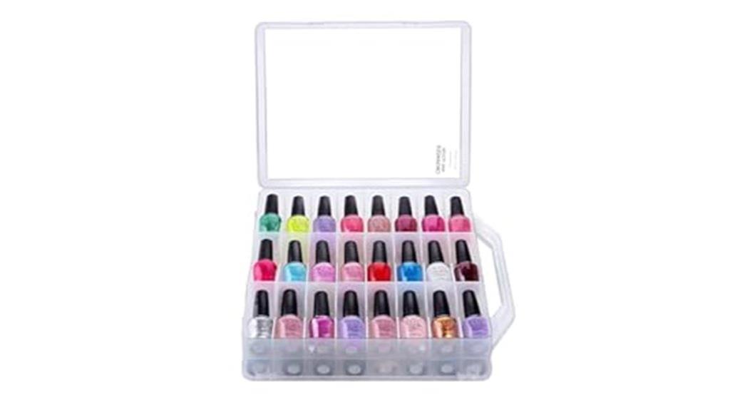 clear 48 bottle nail organizer