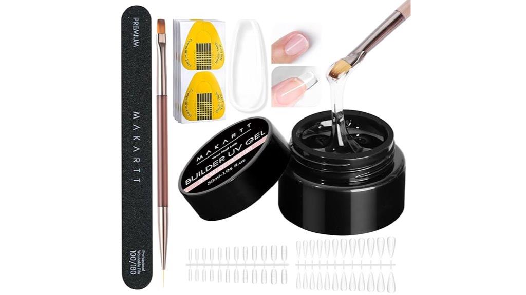 clear gel nail kit