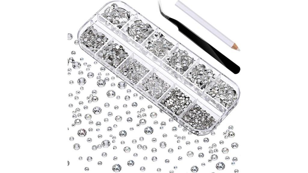 clear rhinestones with tools