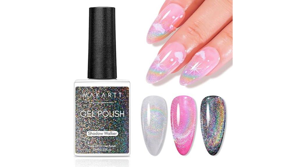 colorful cat eye gel
