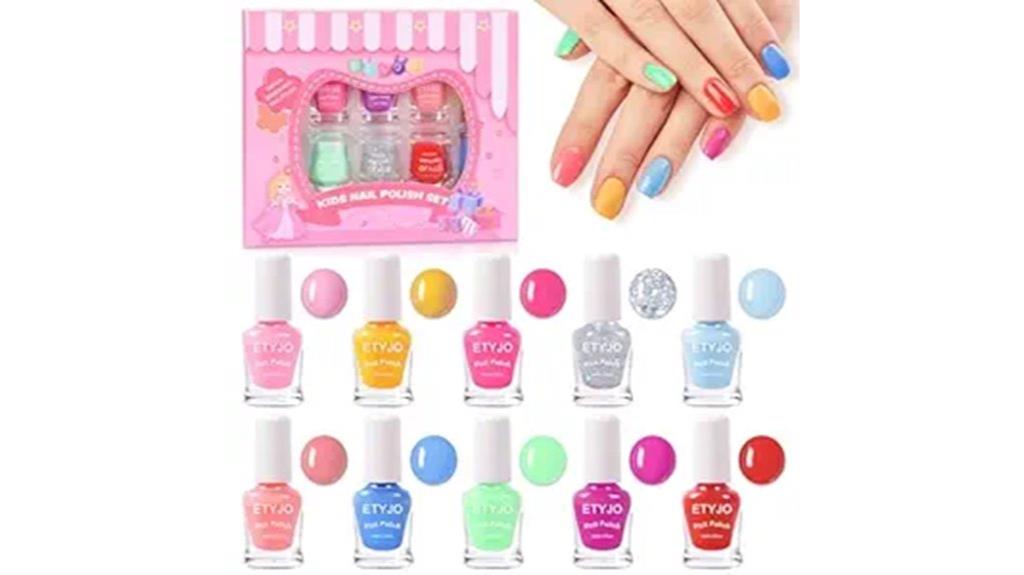 colorful non toxic nail polish
