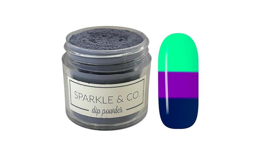 colorful northern lights dip