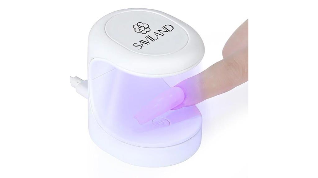 compact uv led nail lamp