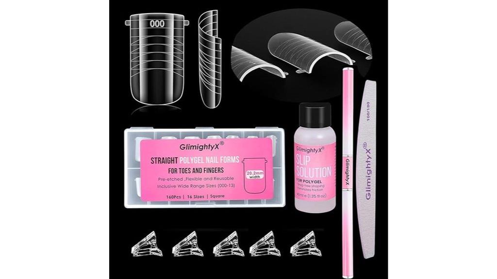 complete poly gel nail set