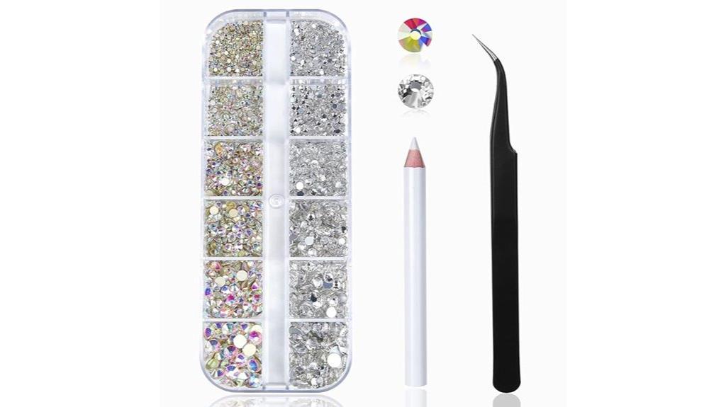 complete rhinestone nail kit