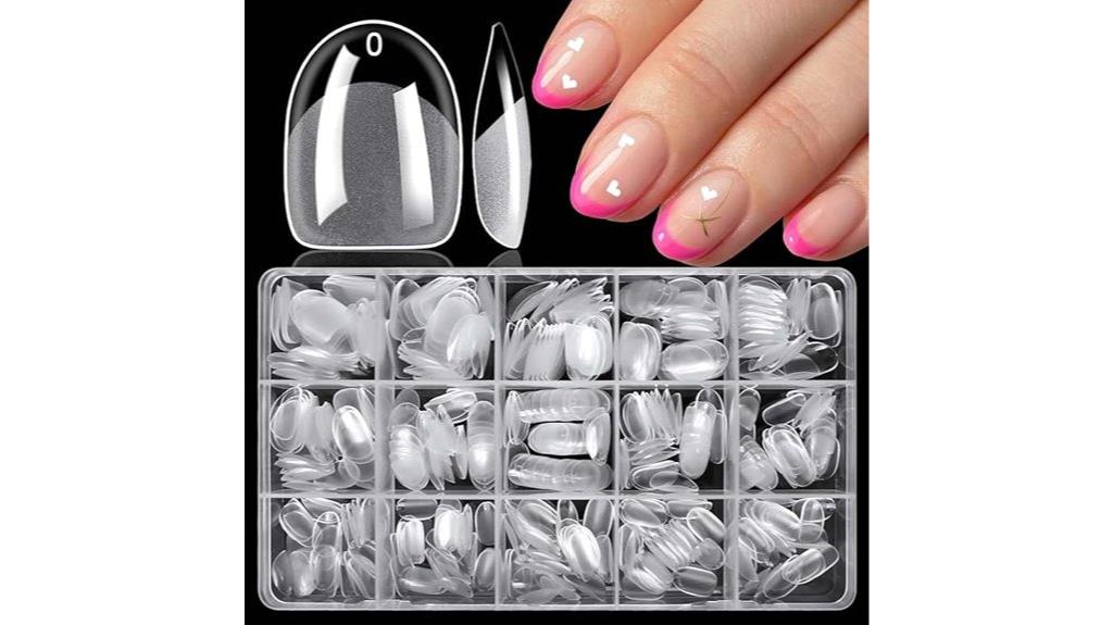 complete short nail tips set