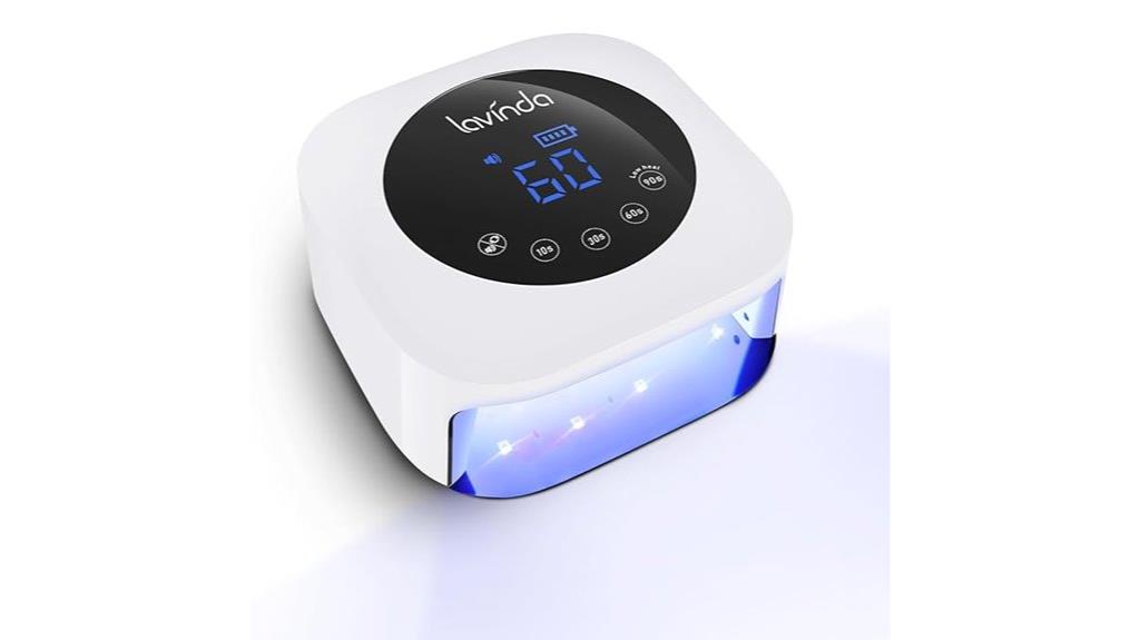 cordless rechargeable nail lamp