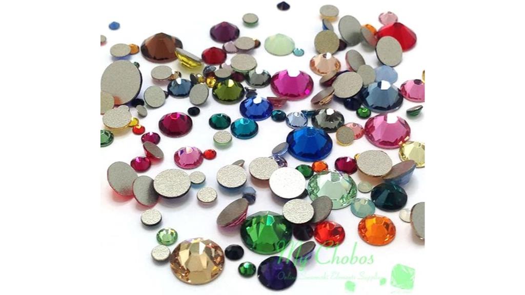 crystal rhinestones nail art