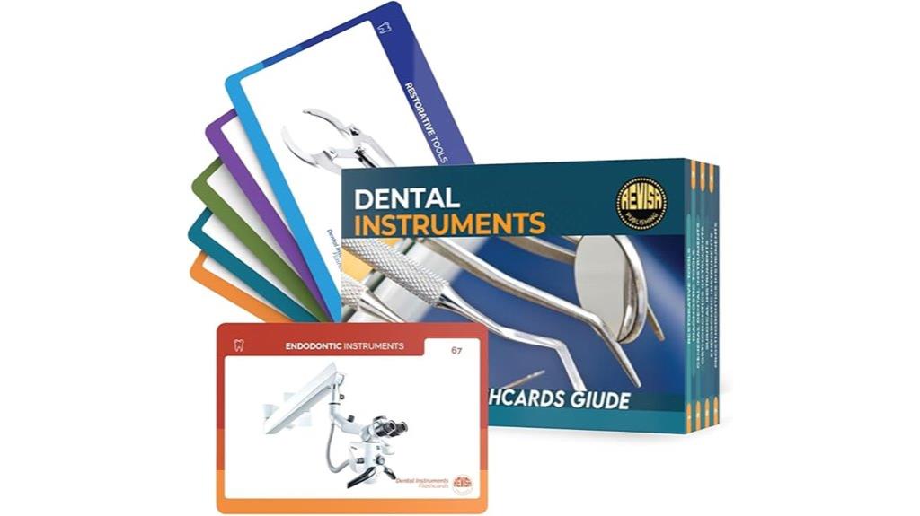 dental tools study cards