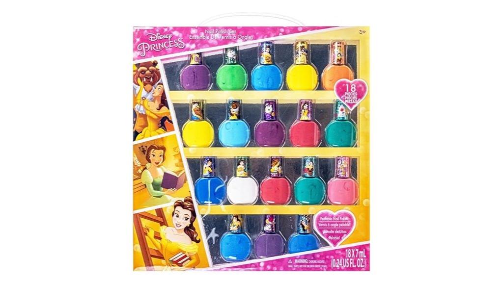 disney princess belle nail polish