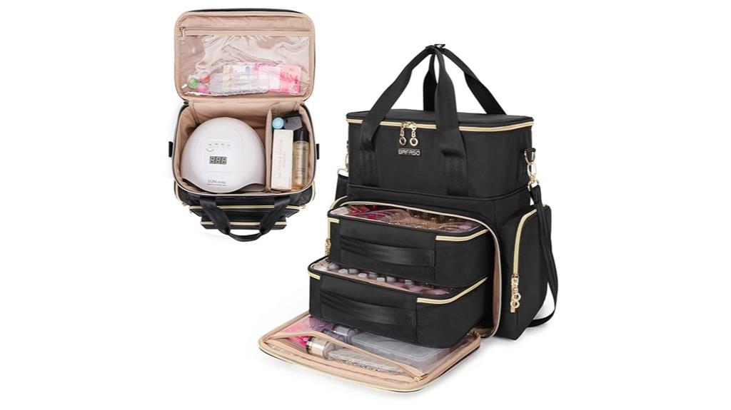 double layer nail polish organizer