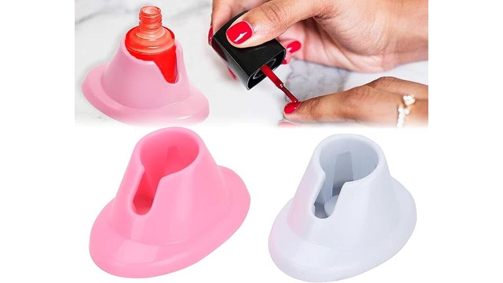dual nail polish bottle holders
