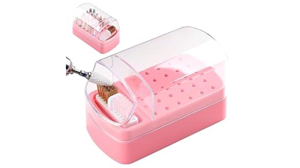 dual purpose nail drill storage