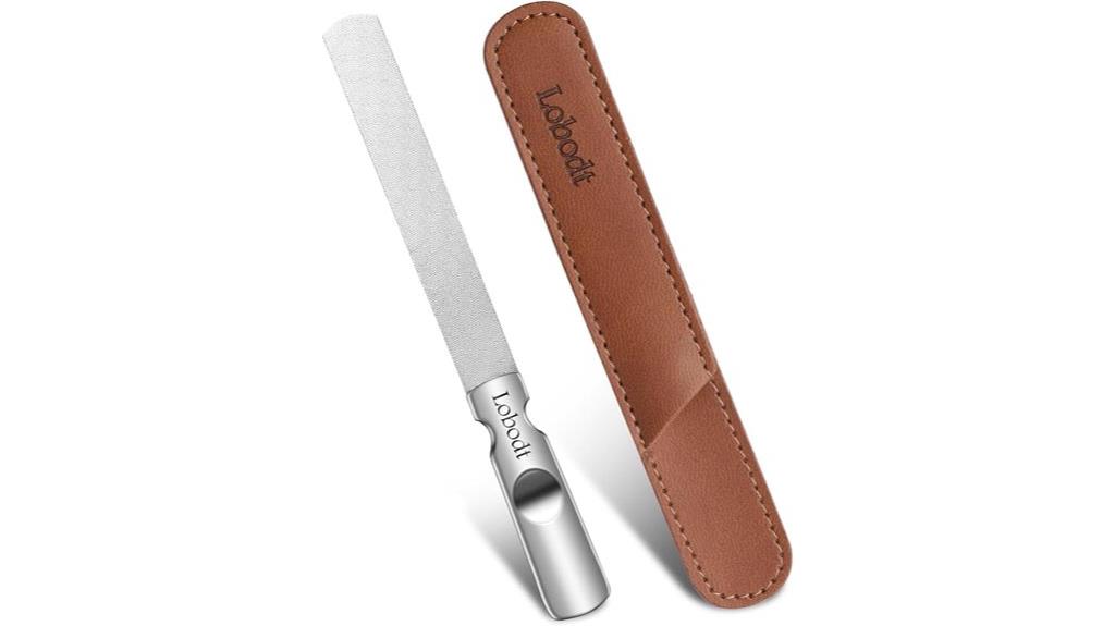 dual sided stainless nail file