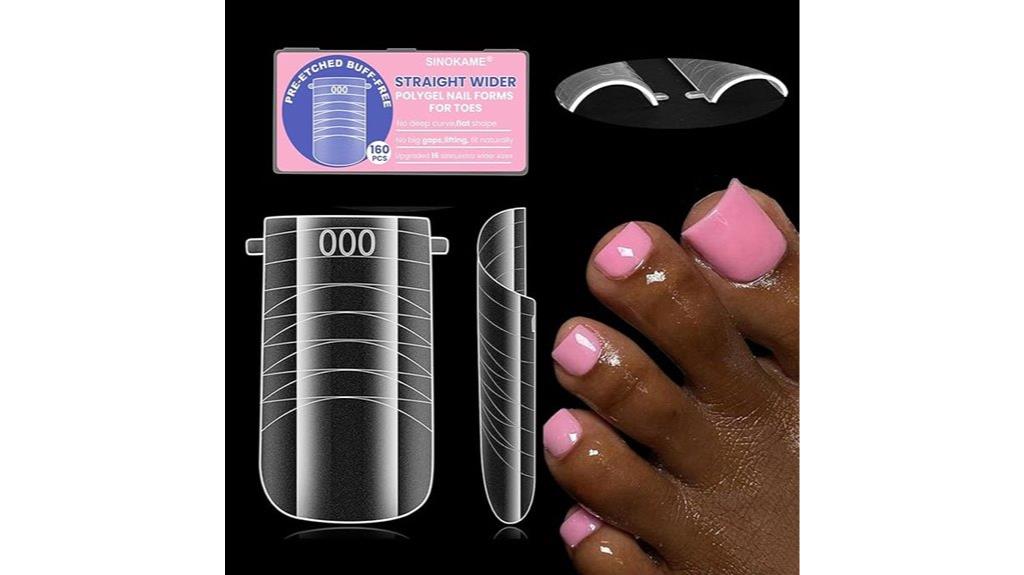 dual toe nail forms