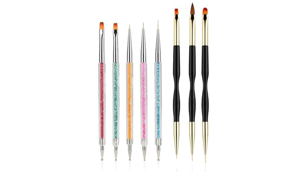 eight piece nail art kit