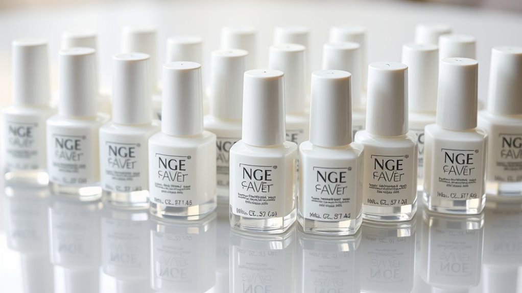 elegant milky white gels