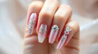 elegant party ready princess nails